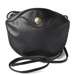 Christian Dior Shoulder Bag leather black